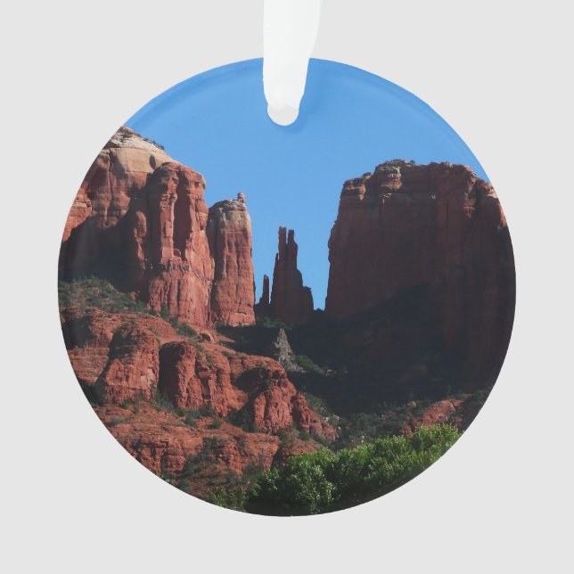 Cathedral Rock in Sedona Arizona Monument Ornament (Front)