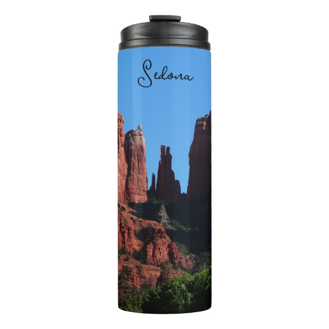 Cathedral Rock in Sedona Arizona Monument Thermal Tumbler (Front)