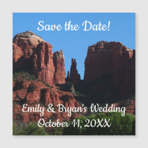 Cathedral Rock in Sedona Arizona Save the Date
