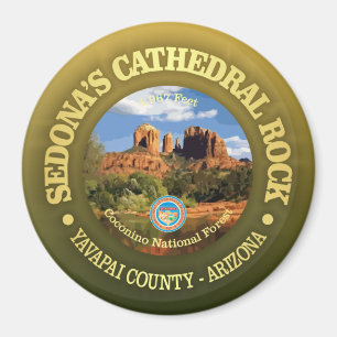 Cathedral Rock (rd) Magnet