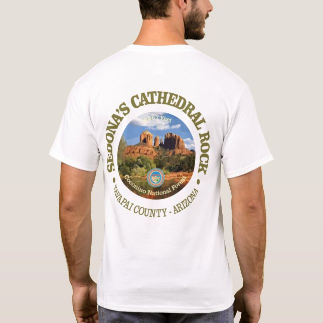 Cathedral Rock (rd) T-Shirt (Back)