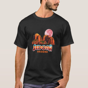 Cathedral Rock Sedona Arizona Vintage Retro Travel T-Shirt