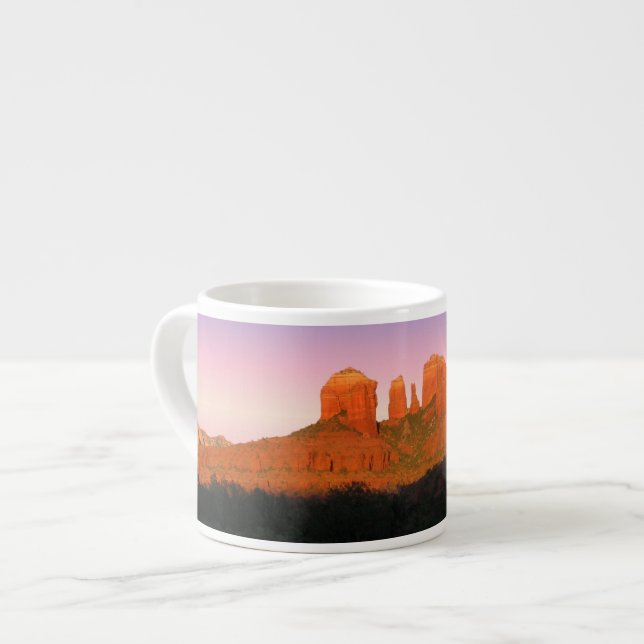 Cathedral Rock Sedona Panorama Espresso Cup (Front Left)
