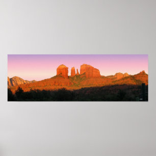 Cathedral Rock Sedona Panorama Poster