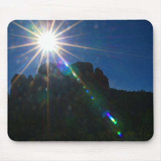 Cathedral Rock Vortex horizontal Mouse Pad (Front)