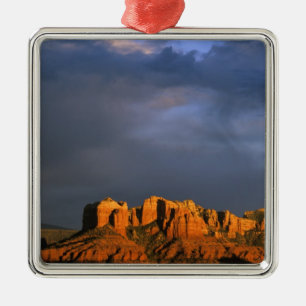 Cathedral Rocks in Sedona Arizona Metal Tree Decoration