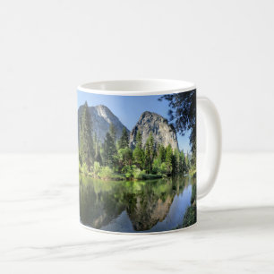 Cathedral Rocks Over the Merced River - Yosemite Coffee Mug