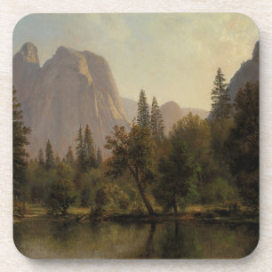 Cathedral Rocks, Yosemite Valley Albert Bierstadt Coaster