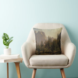 Cathedral Rocks, Yosemite Valley Albert Bierstadt Cushion