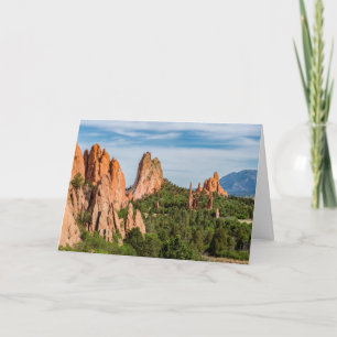Cathedral Spires Formations Colorado Greeting Card