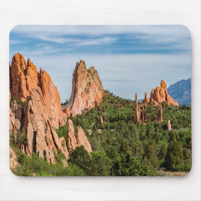 Cathedral Spires Formations Colorado Mousepad (Front)