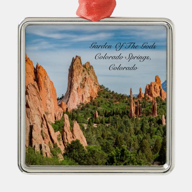 Cathedral Spires Formations Colorado Ornament (Front)