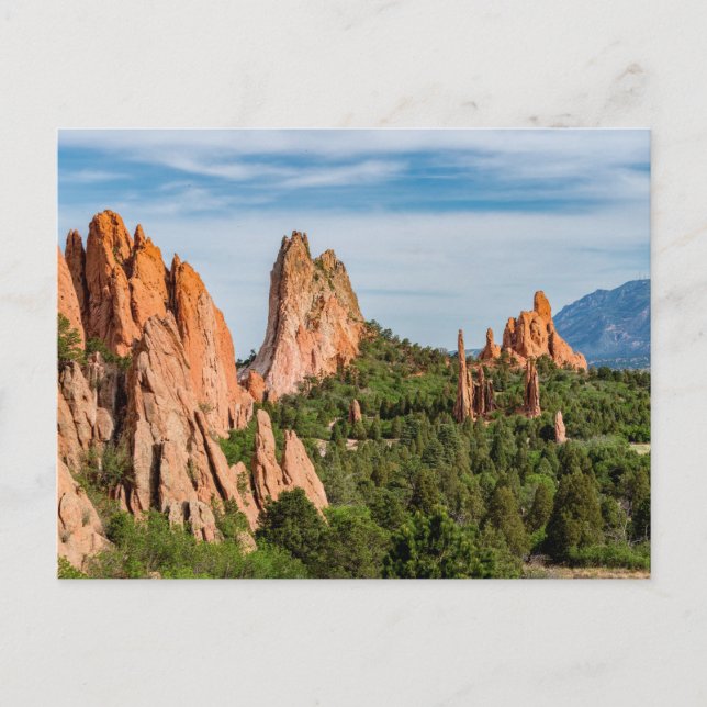 Cathedral Spires Formations Colorado Postcard (Front)