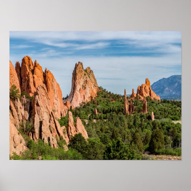 Cathedral Spires Formations Colorado Poster (Front)