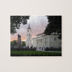 Cathedral Square in Vilnius, LITHUANIA --- Jigsaw Puzzle