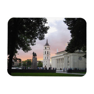 Cathedral Square in Vilnius, LITHUANIA --- Magnet