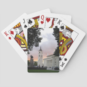 Cathedral Square in Vilnius, LITHUANIA --- Playing Cards
