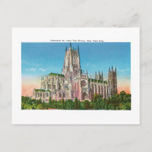 Cathedral St. John the Divine, NYC Postcard