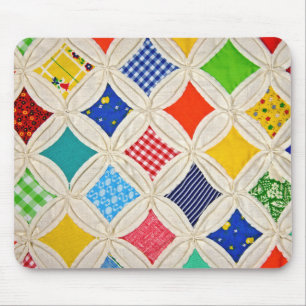 Cathedral Window Quilt design Mouse Pad