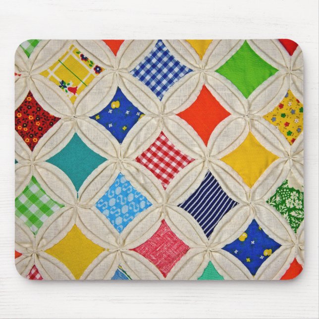 Cathedral Window quilt Mouse Pad (Front)