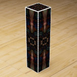 Cathedral Wine Box<br><div class="desc">Dark ornate coloured abstract design.</div>