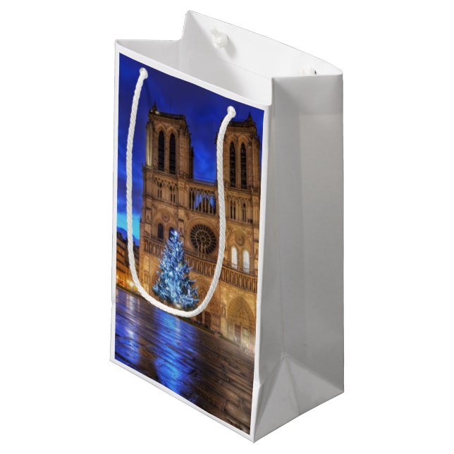 Cathédrale Notre-Dame de Paris Small Gift Bag (Front Angled)