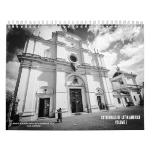 Cathedrals of  Latin America  Volume 1 Calendar