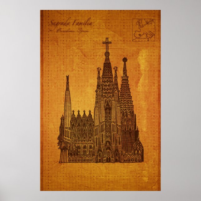 Cathedrals: Sagrada Fam�lia, Barcelona Poster (Front)