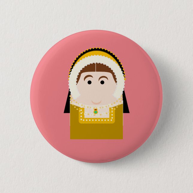 Catherine Howard 6 Cm Round Badge (Front)