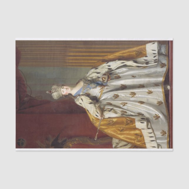 Catherine II, Empress of Russia, Vigilius Eriksen Tissue Paper (Front)
