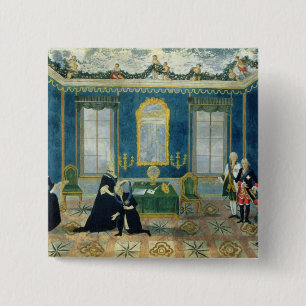 Catherine II recalling Chancellor Alexey 15 Cm Square Badge