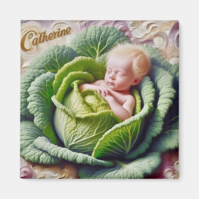 CATHERINE ~ In the Cabbage Patch ~  Magnet (Front)