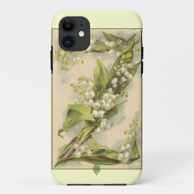 Catherine Klein Flower Alphabet Z Lily of Valley Case-Mate iPhone Case (Back)