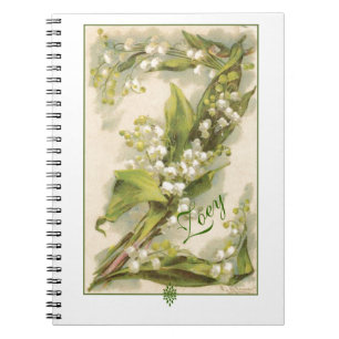 Catherine Klein Flower Alphabet Z Lily of Valley Notebook