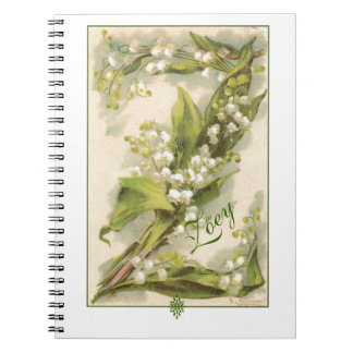 Catherine Klein Flower Alphabet Z Lily of Valley Notebook