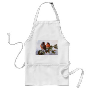 Catherine Klein: Robins on Holly Standard Apron