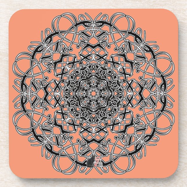 Catherine Octa Glyph Dusk Coaster (Front)