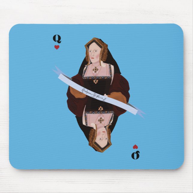 Catherine of Aragon card Mouse Pad (Front)