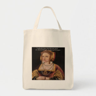 Catherine Of Aragon Love Quote Gifts & Cards Tote Bag