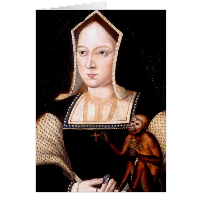 Catherine of Aragon with Monkey (Front)