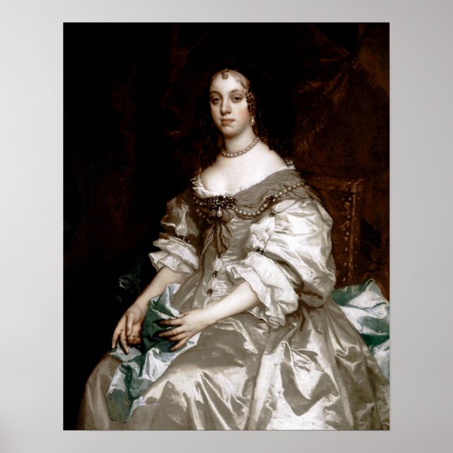 Catherine of Braganza by Sir Peter Lely Poster (Front)