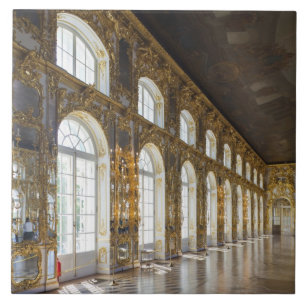 Catherine Palace, detail of the Great Hall Ceramic Tile