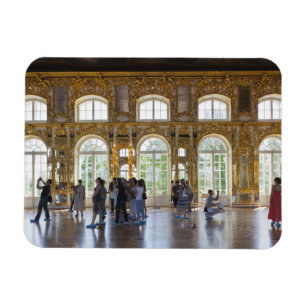 Catherine Palace, detail of the Great Hall Magnet