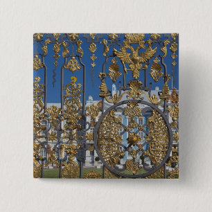 Catherine Palace, palace gate 15 Cm Square Badge