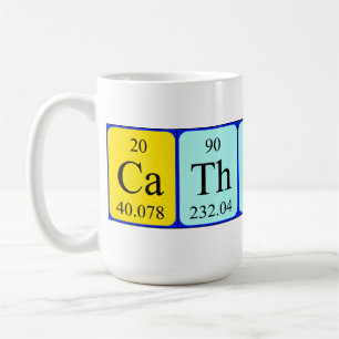 Catherine periodic table name mug
