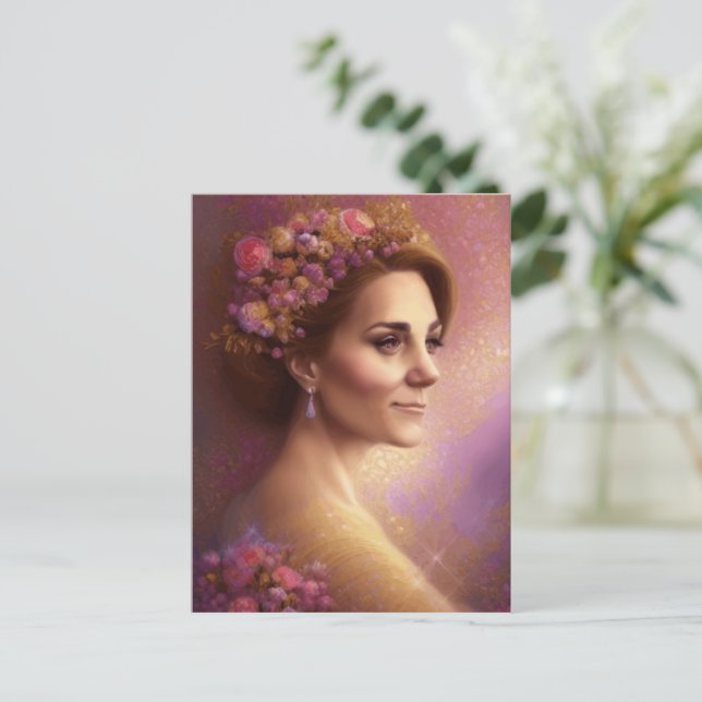 Catherine Princess Of Wales Postcard (Standing Front)