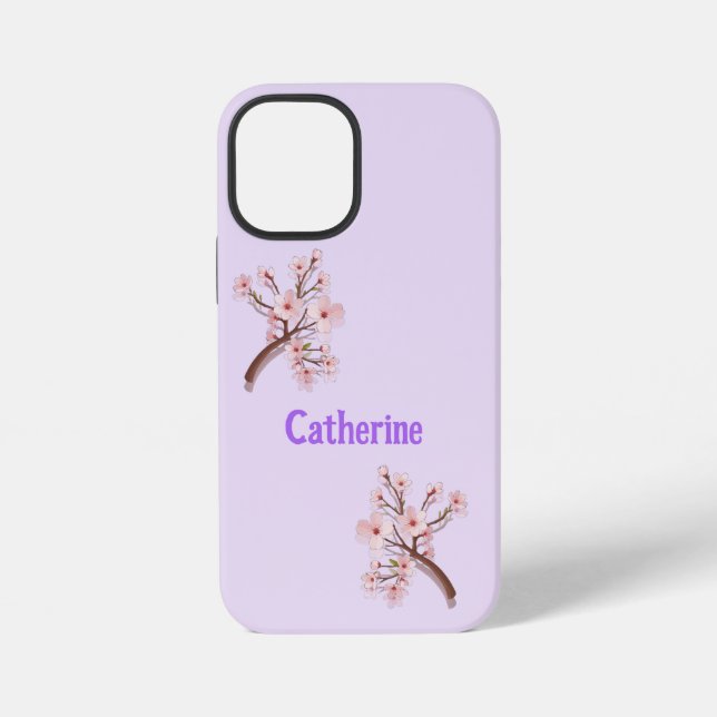 Catherine Sakura Blossom Branch Heart iPhone Case (Back)