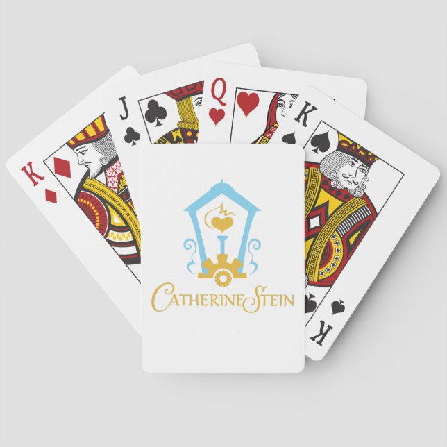 Catherine Stein Gas Lamp Logo Playing Cards (Back)