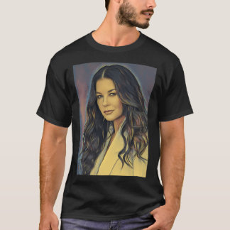 Catherine Zeta Jones portrait vintage T-Shirt