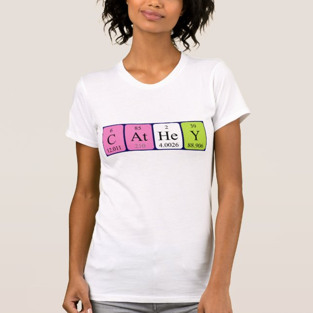 Cathey periodic table name shirt (Front)